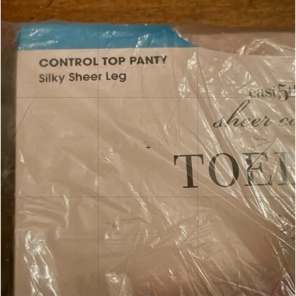 J.C. Penney East 5th Panty Hose Sheer Caress‎ Toeless Silky Sheer C-11